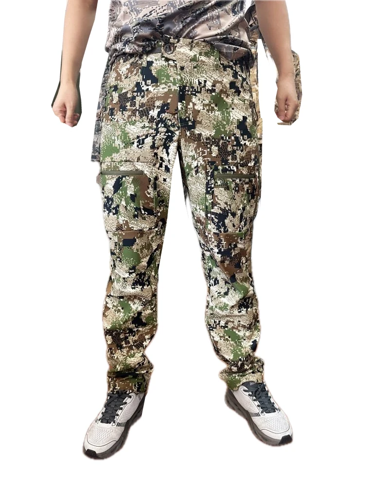 Jetstream Winter Pants in Green camouflage